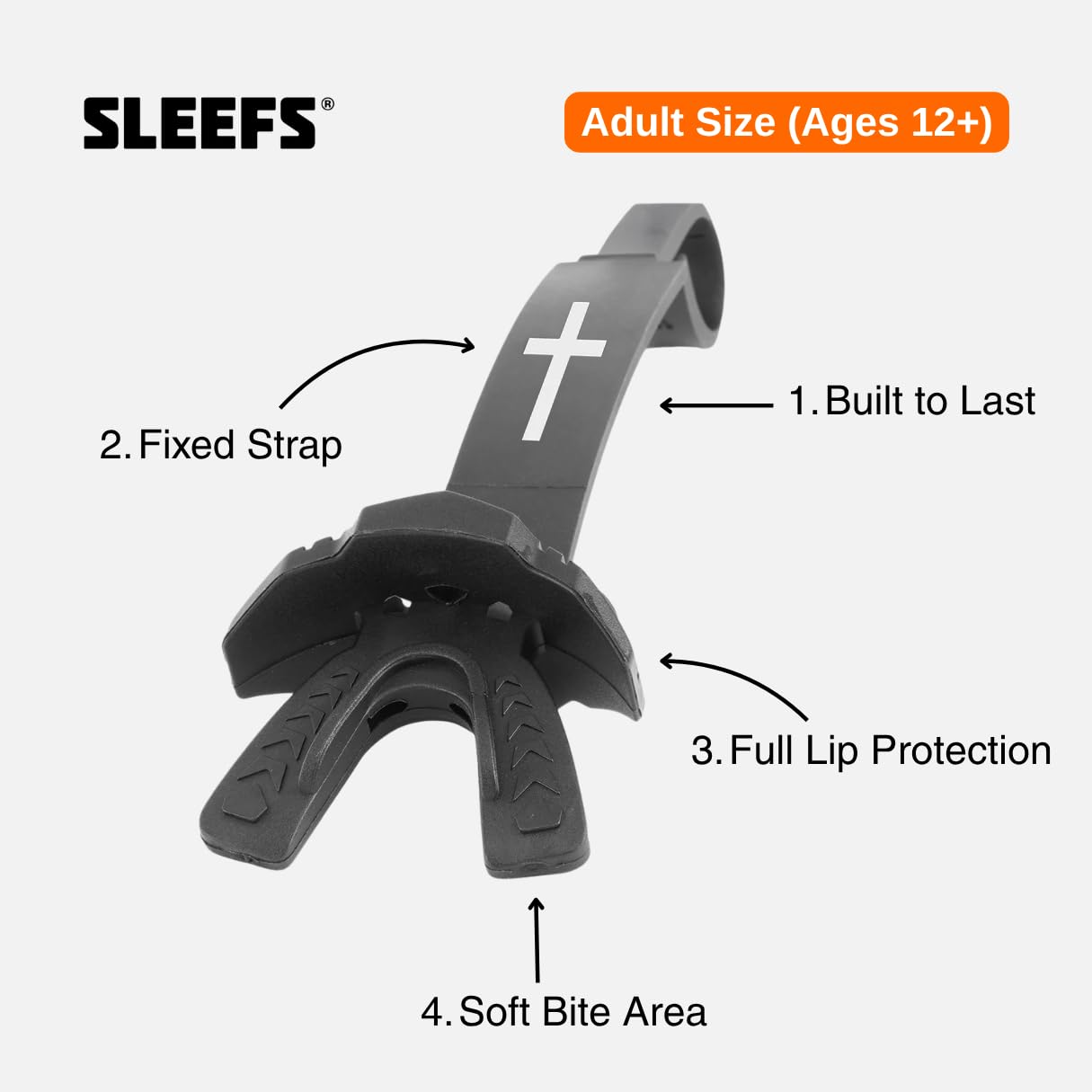SLEEFS mouthguard tucked in helmet pocket for quick-access benefit