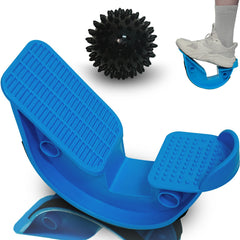 Sleteranpe front view showing rocker and bonus massage ball for easy stretching
