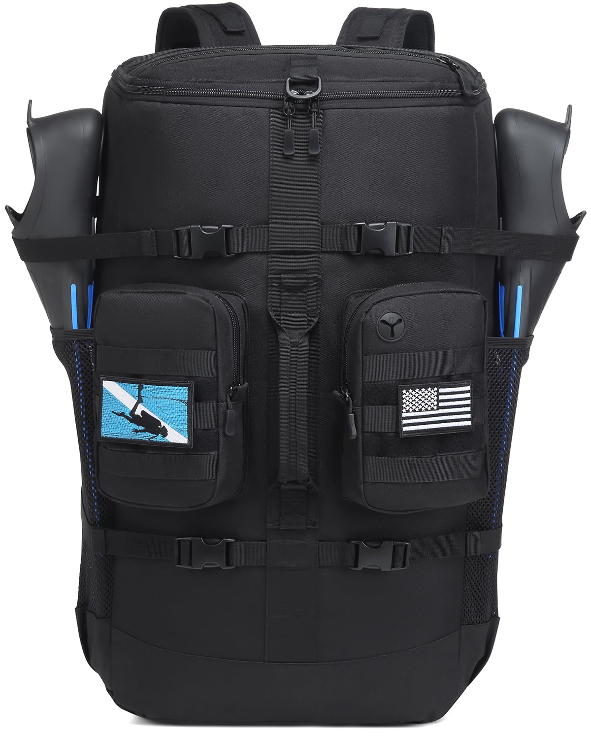 SLINRKE front view showing large-capacity storage and organized pockets