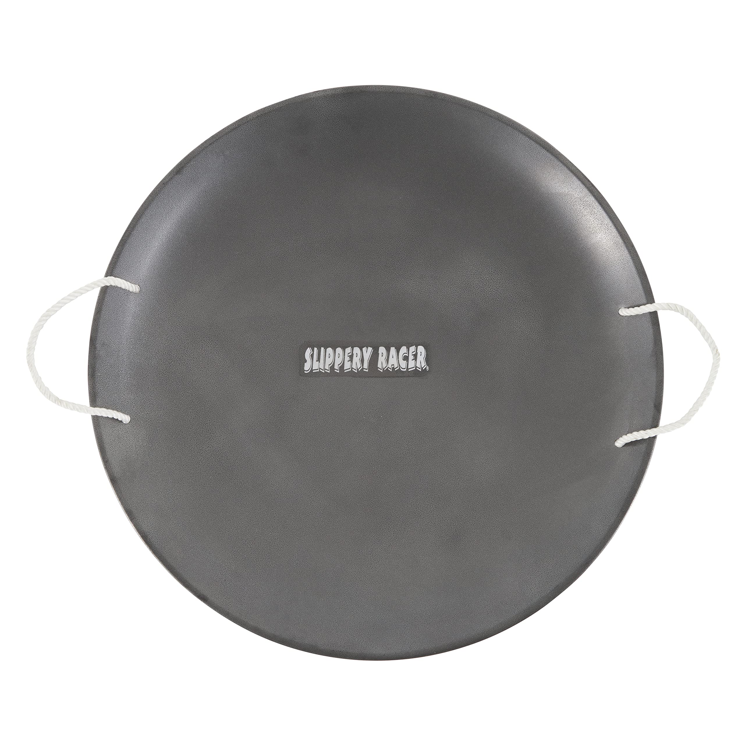 Slippery Racer ProDisc front view showing durable metal disc and bright paint for visibility