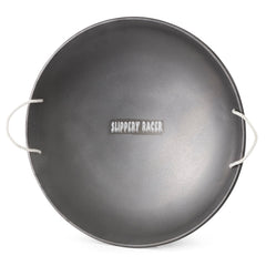 Slippery Racer ProDisc side profile highlighting rim shape and sturdy aluminum-iron alloy construction