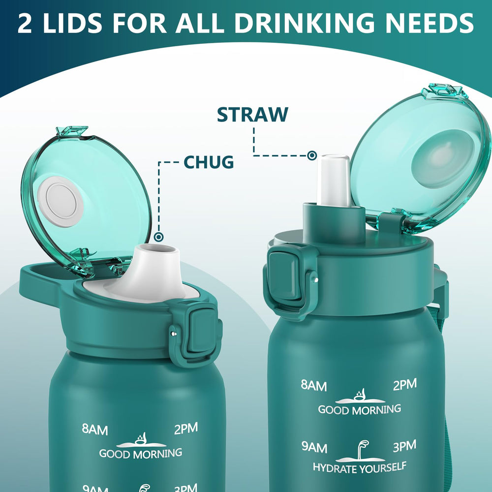 SLUXKE straw lid close-up displaying silicone straw and one-handed sip convenience