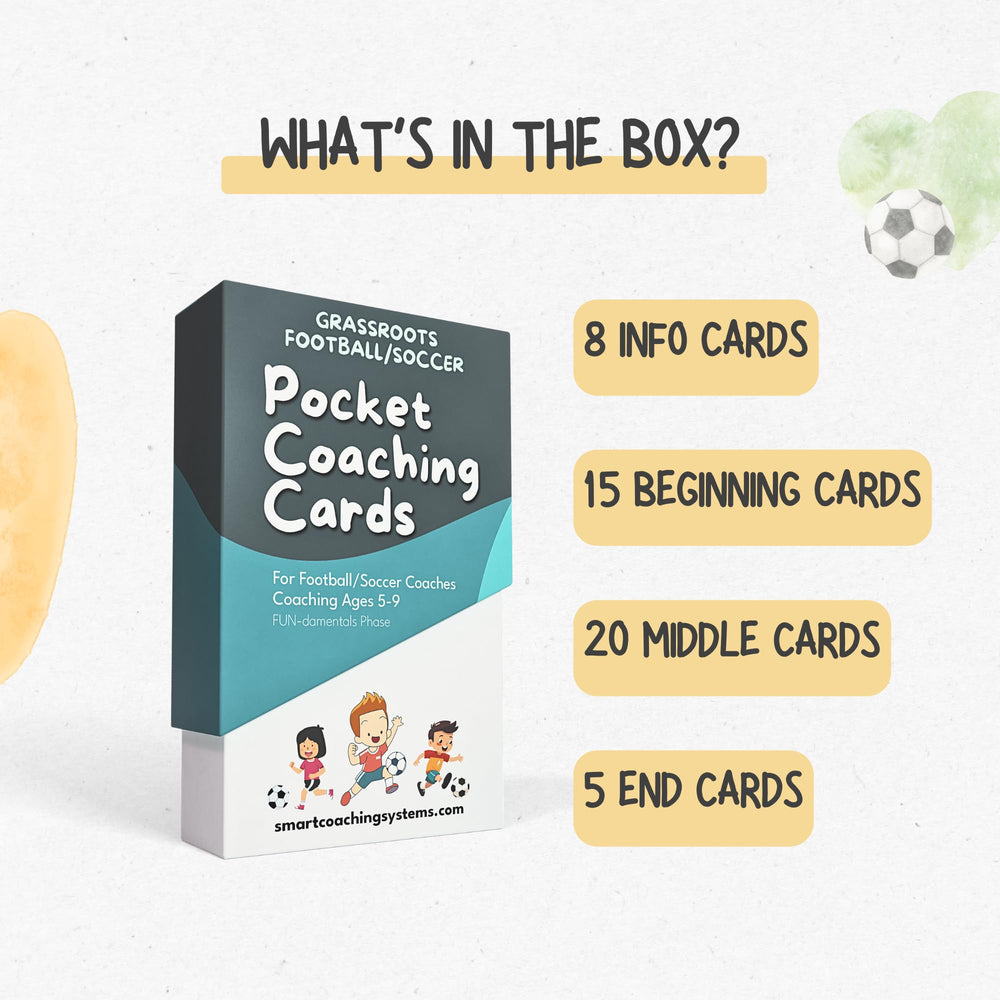 Smart Coaching Systems deck inside a coach bag, portable resource for volunteers and clubs