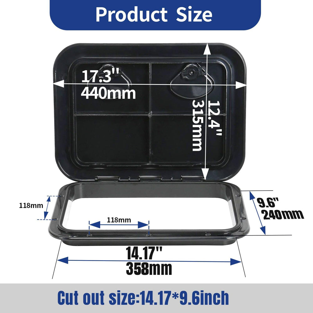 Smart Marine close-up of hinge showing reinforced construction and durability