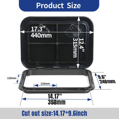Smart Marine close-up of hinge showing reinforced construction and durability