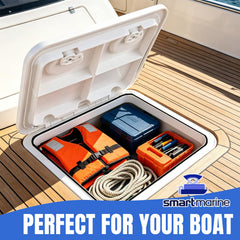 Smart Marine recessed handle detail highlighting strong grip and reduced snagging advantage