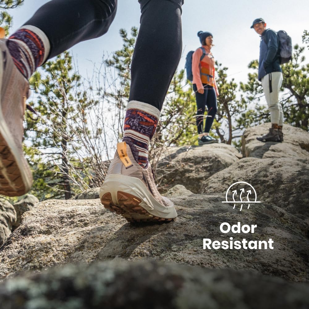 Smartwool arch fit and ankle support demonstrating secure locked-in feel