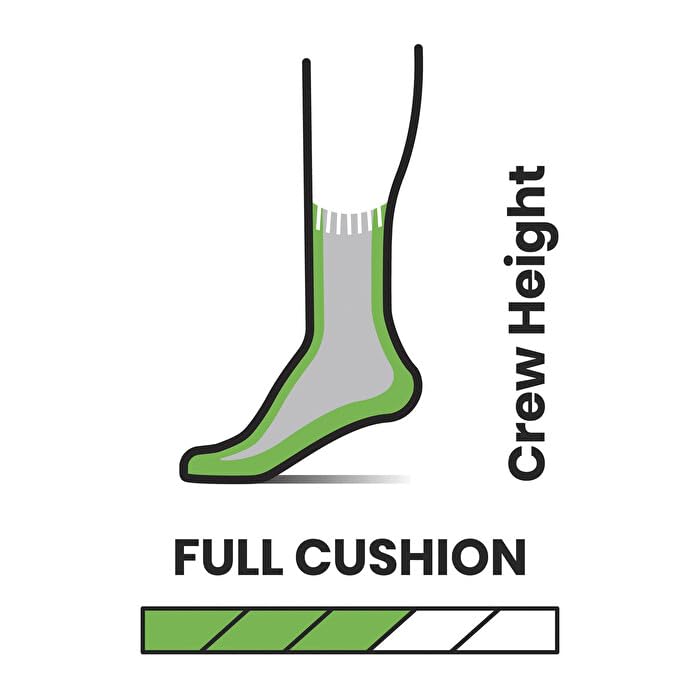 Smartwool socks worn inside hiking boot showing secure fit and blister prevention