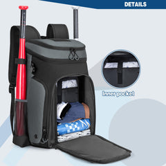 Smasrob bat straps securing bats to bag side for hands-free transport