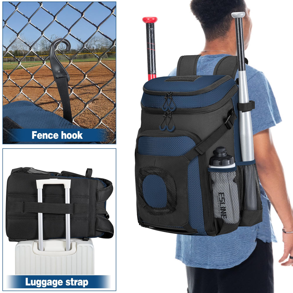 Smasrob padded back panel and shoulder straps for comfortable carrying on long trips