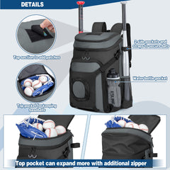 Smasrob ventilated shoe compartment open to separate dirty cleats