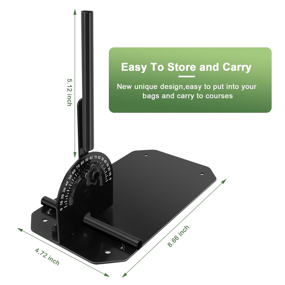 SMBDFOD heavy weighted base close detail providing stability on mats and turf