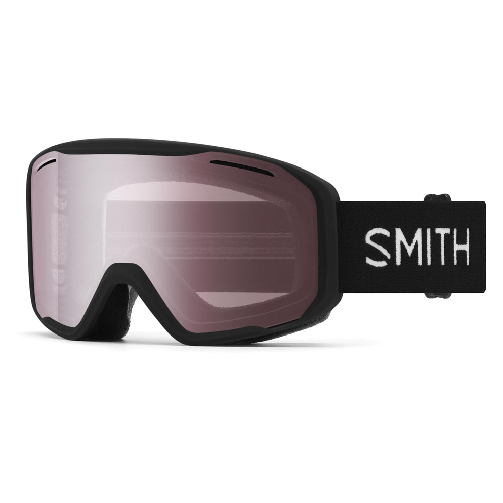 SMITH Blazer front view in black showing wide field of view and sleek frame