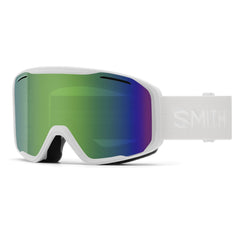 SMITH Blazer front view in white showing wide field of vision and clean design