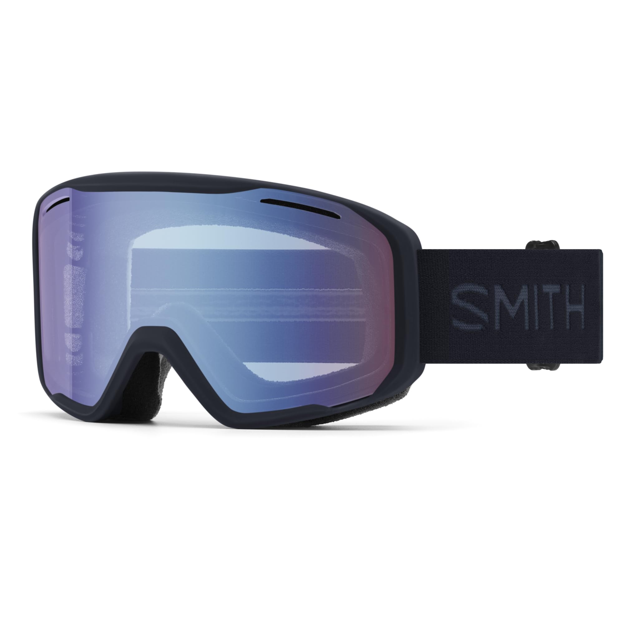 SMITH blazer front view showing midnight navy frame and wide field of vision benefit