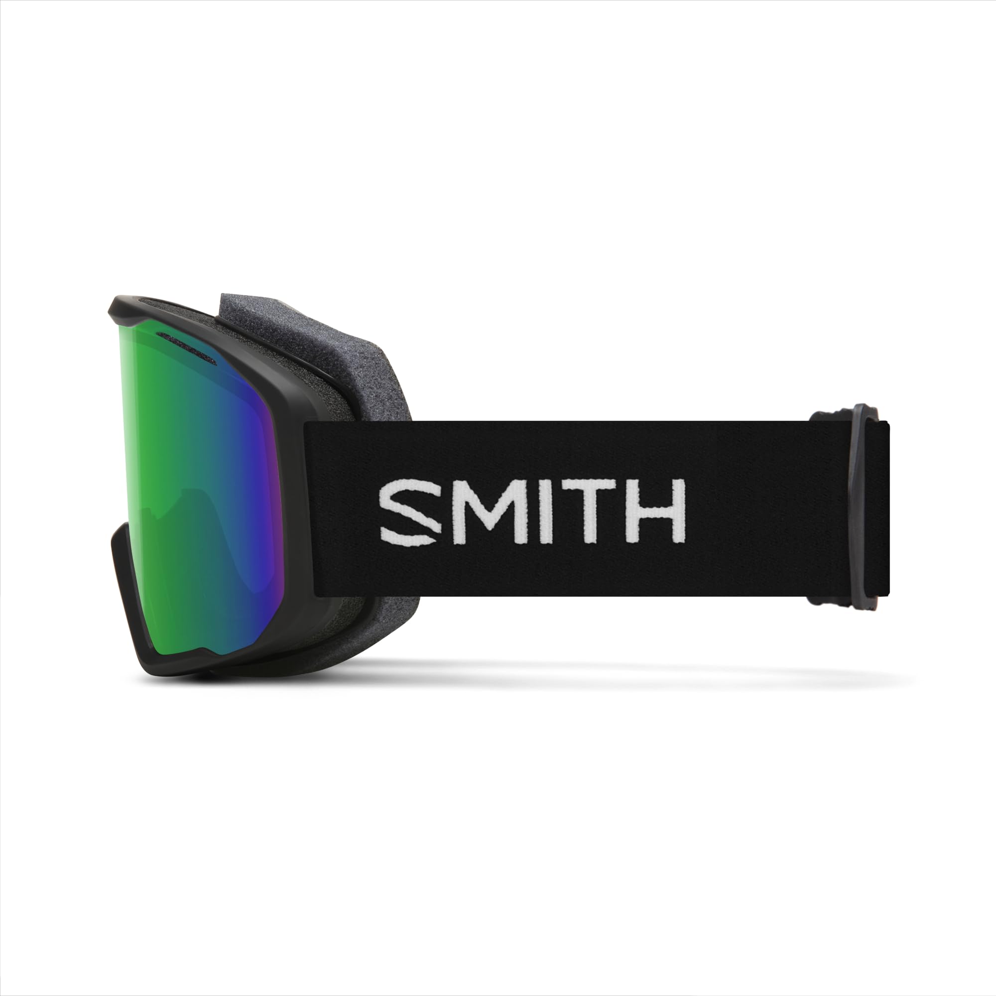 SMITH Blazer side profile highlighting silicone-backed strap and dual-slide adjusters for secure fit