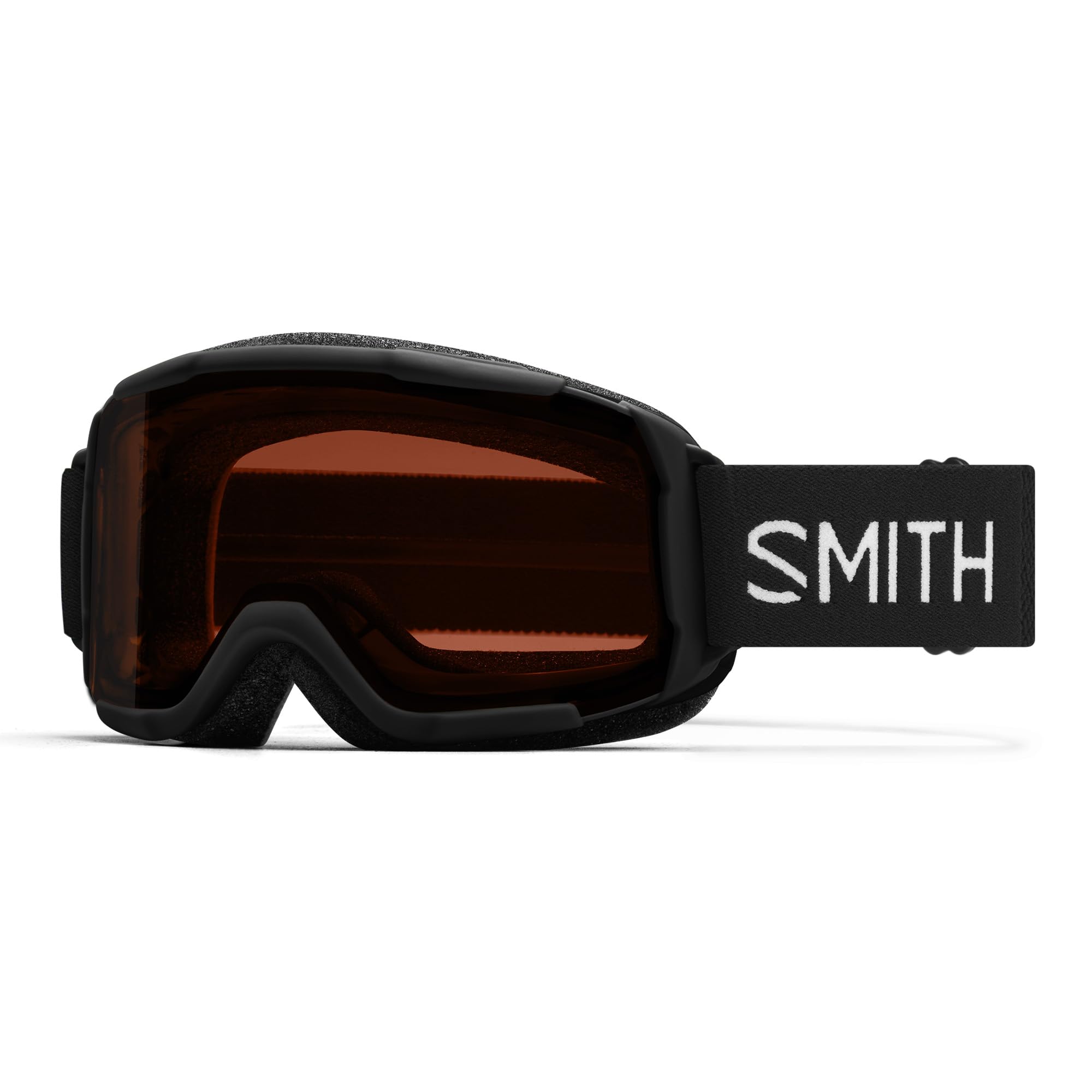 SMITH front view of goggles showing wide field of vision and comfort