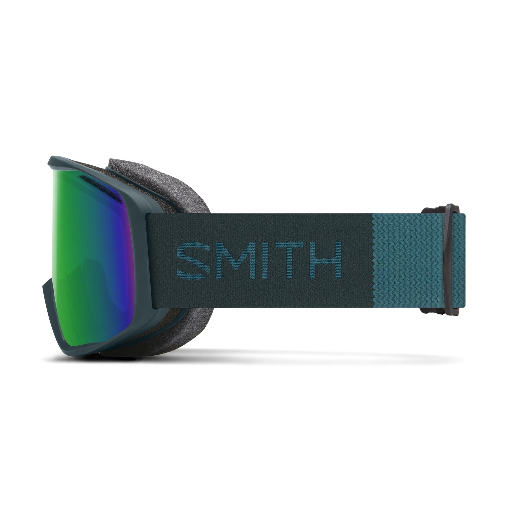 SMITH Green Sol-X mirror lens close-up highlighting glare reduction benefit