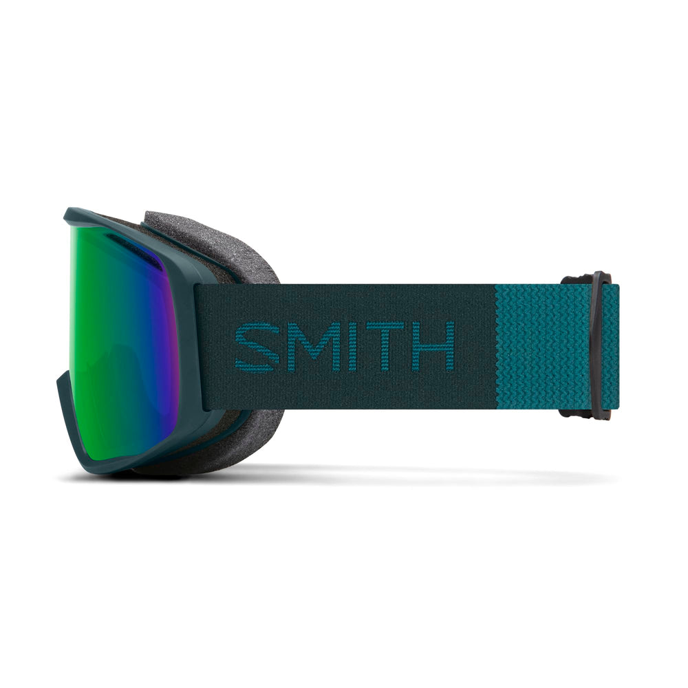 SMITH Green Sol-X mirror lens close-up highlighting glare reduction benefit