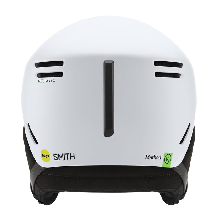 SMITH Method helmet matte white side profile highlighting shell shape and finish