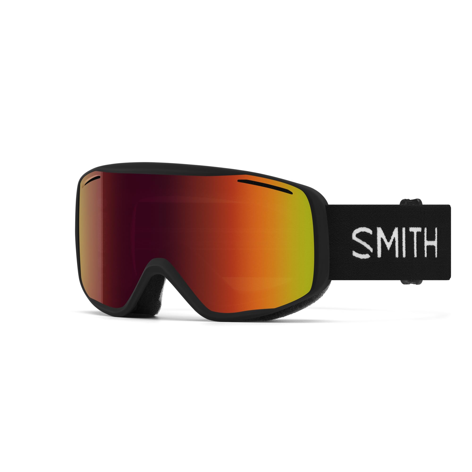 SMITH Rally front view black frame showing full field of vision and comfort