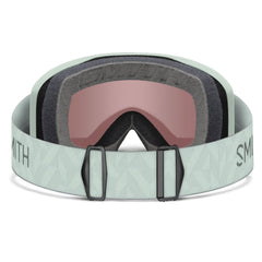 Side profile of SMITH Rally showing ultra-wide silicone-backed strap for secure fit