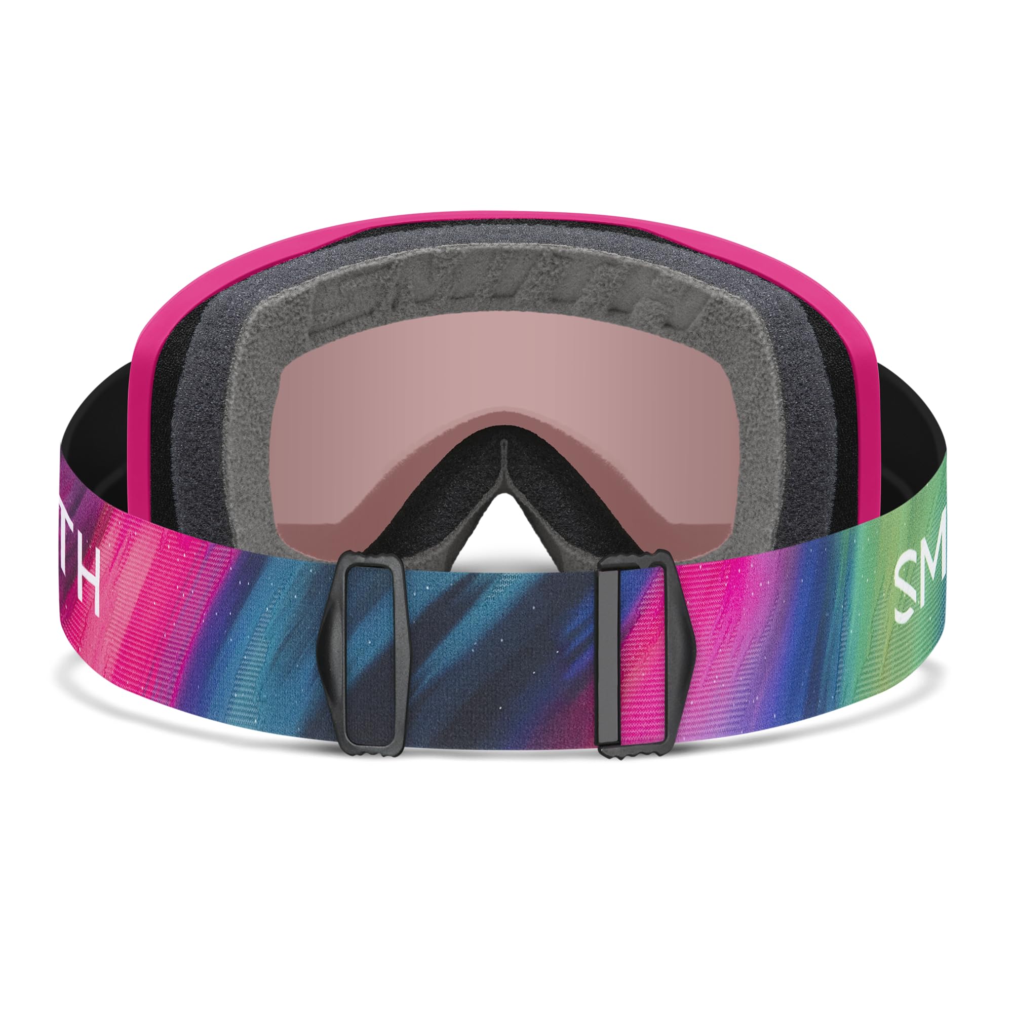 SMITH side strap and helmet integration illustrating secure, comfortable fit