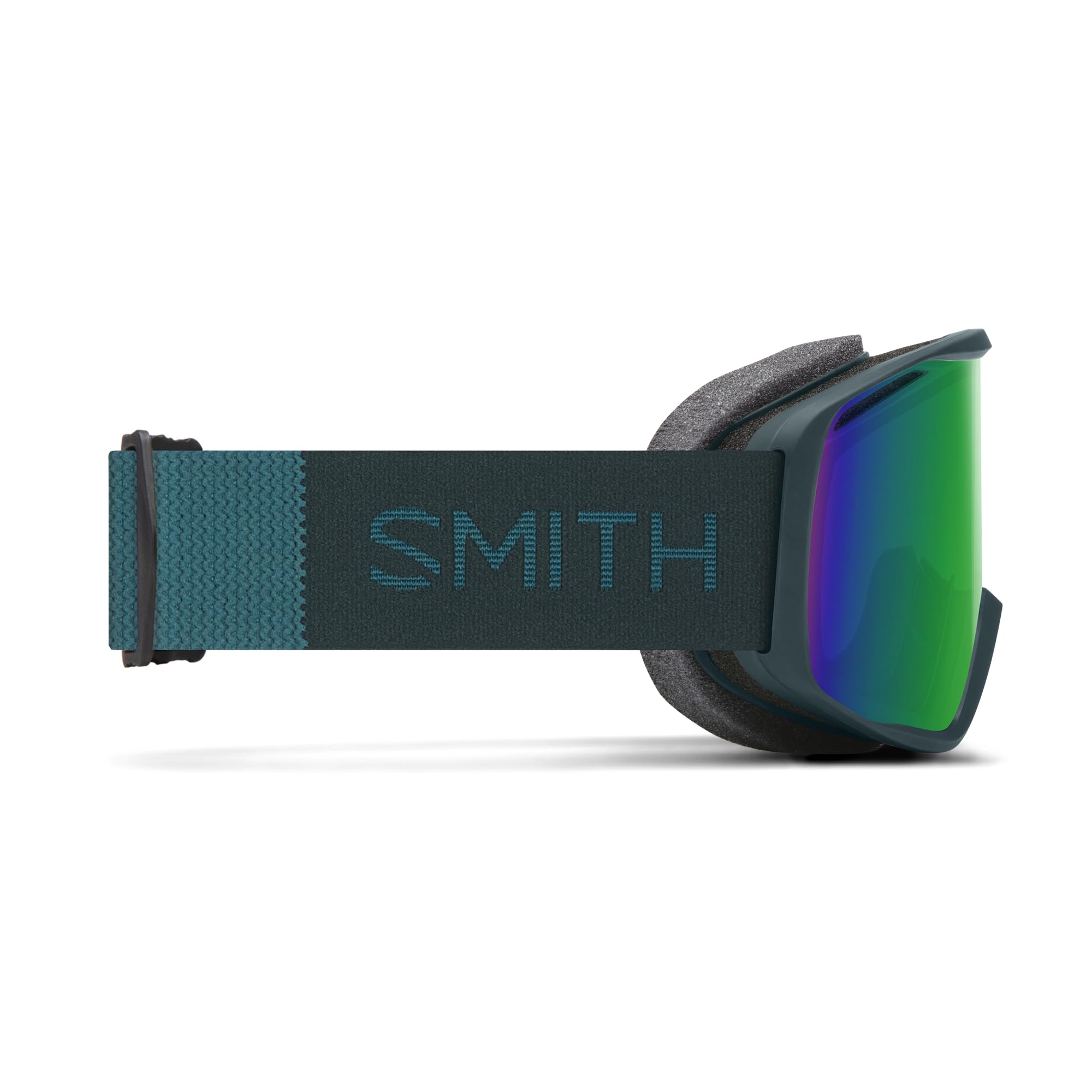 SMITH strap silicone backing detail for secure, no-slip helmet grip