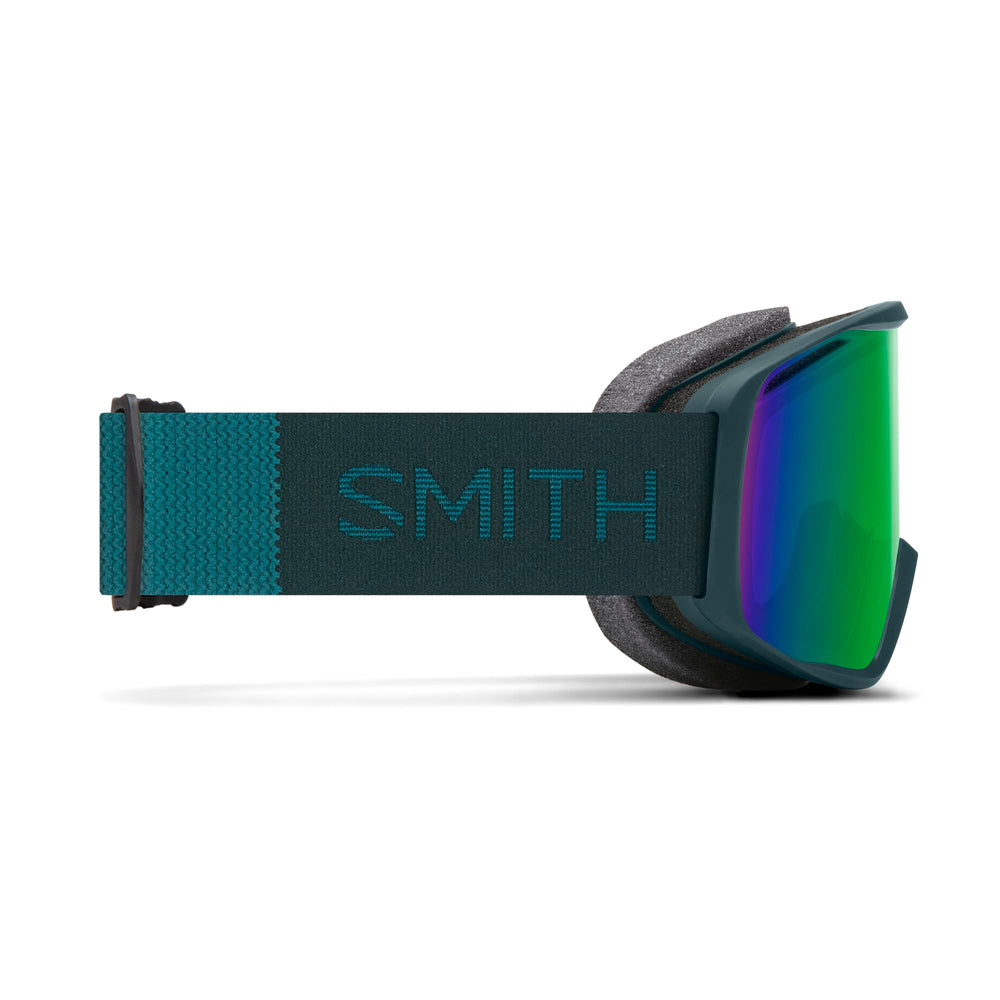 SMITH strap silicone backing detail for secure, no-slip helmet grip