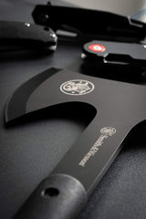 Smith & Wesson rubberized handle detail highlighting finger grooves for secure grip