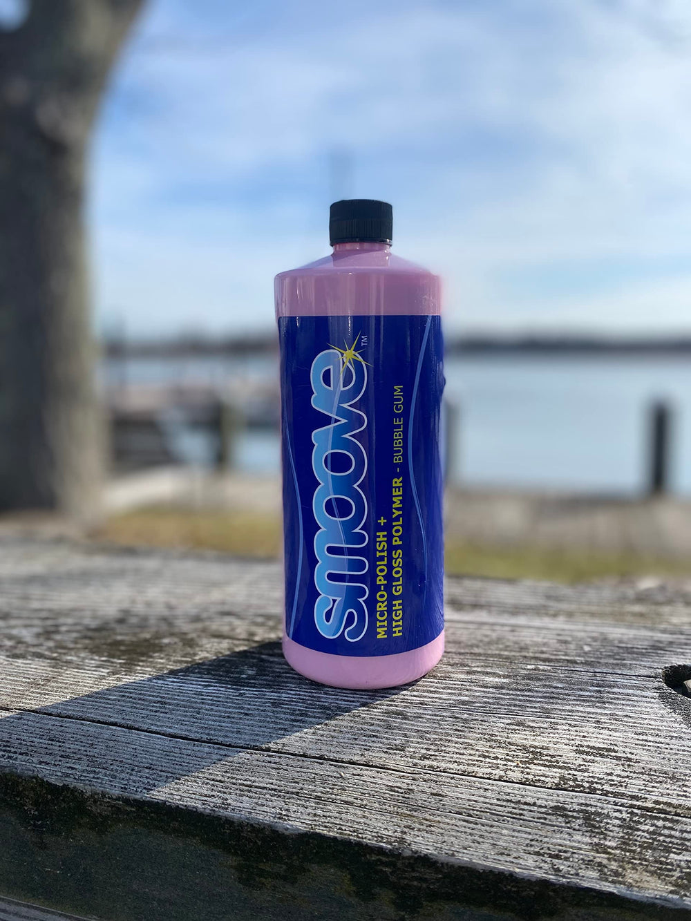 Smoove front label showing product identity and benefits