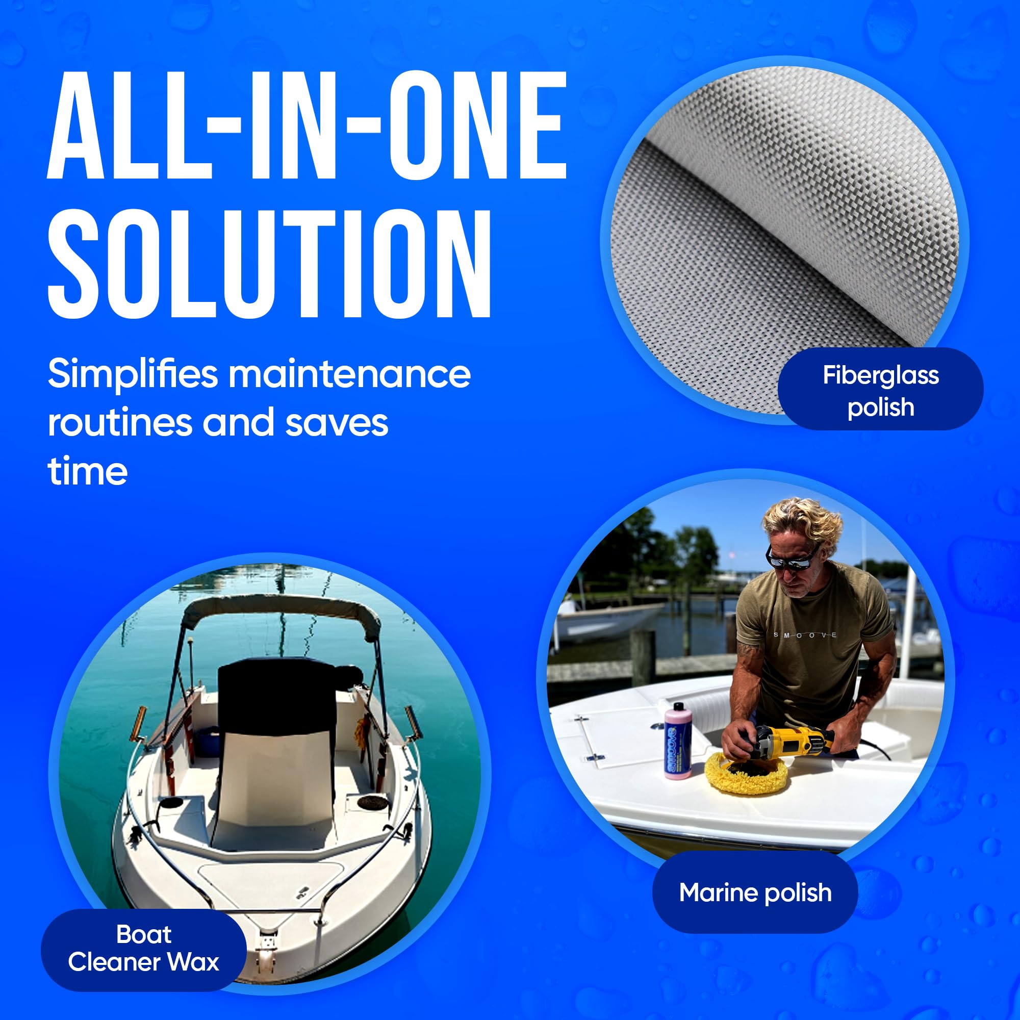 Smoove on RV side demonstrating glossy finish and weather defense