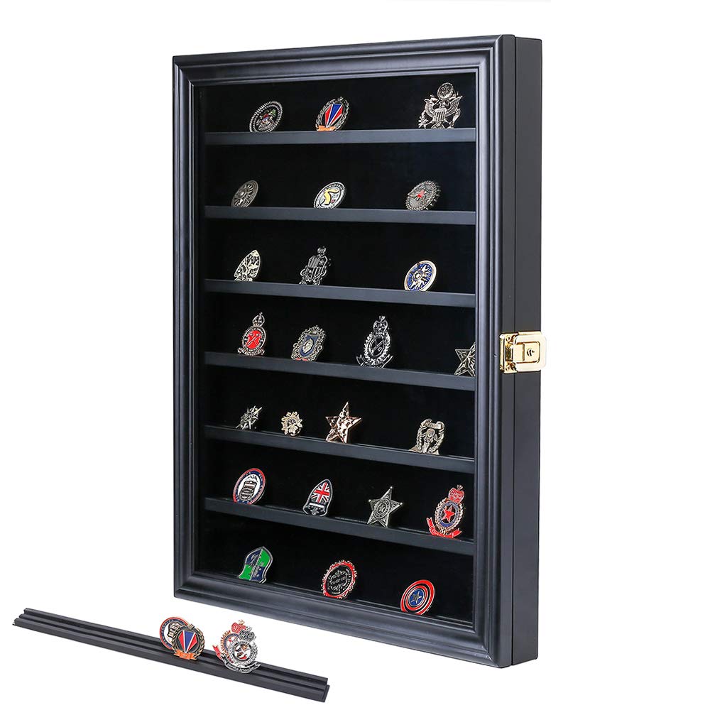 Snail front view lockable cabinet showing neat coin display and secure closure