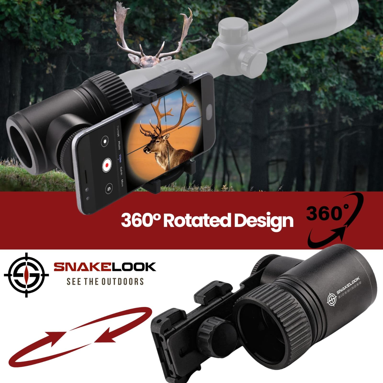 SnakeLook anodized aluminum finish detail resisting scratches and corrosion