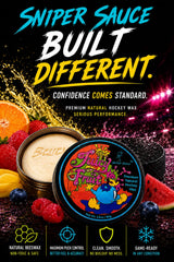 Sniper Sauce open tin revealing smooth beeswax texture for easy application