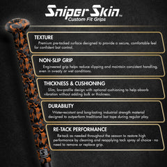 SNIPER SKIN player swinging in game showing reliable grip and reduced vibration benefit