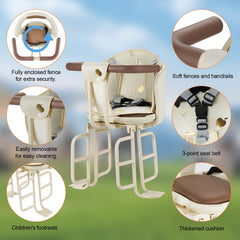 SNMUMU side profile with child seated demonstrating safe semi-wraparound fit