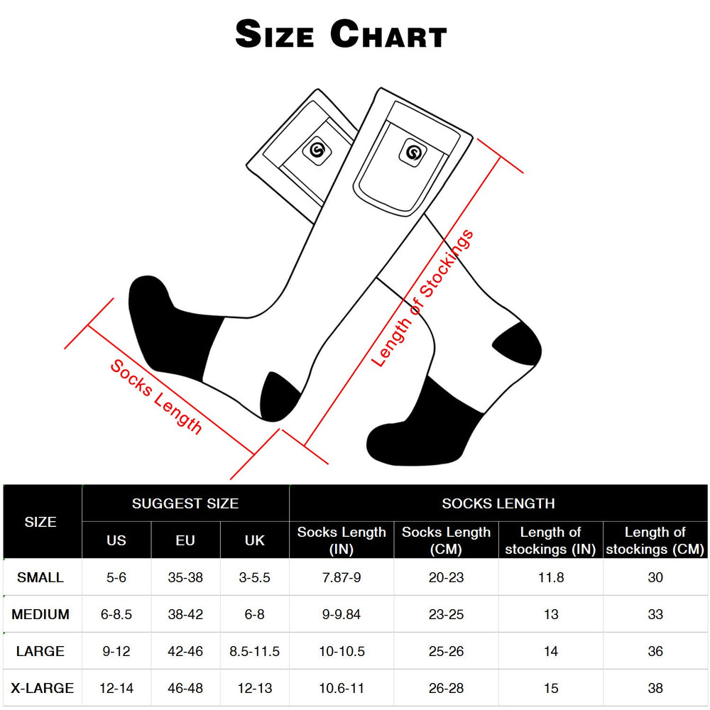 SNOW DEER heated socks worn under boot for layered warmth and protection