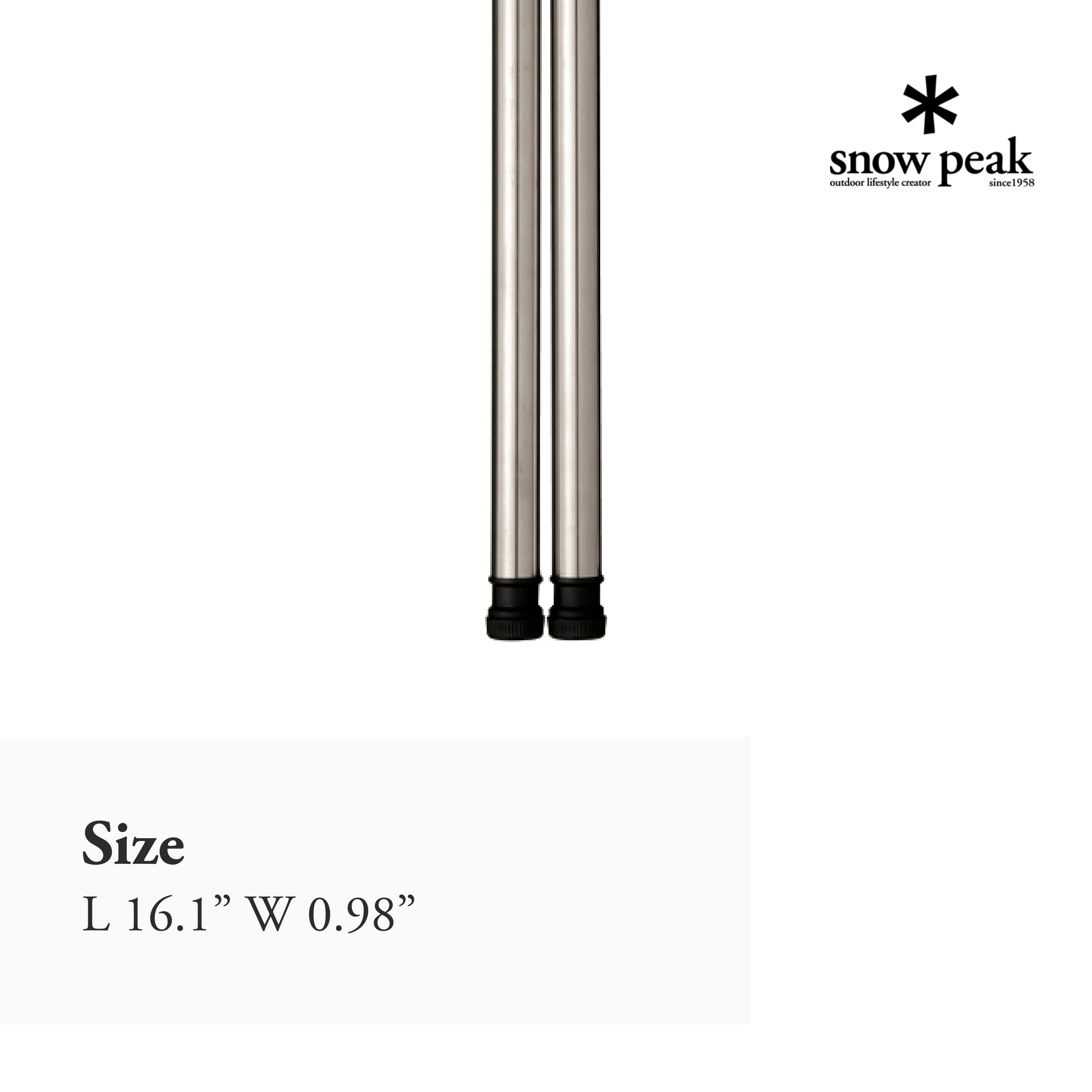 Snow Peak leg connection detail showing precise attachment for reliable stability