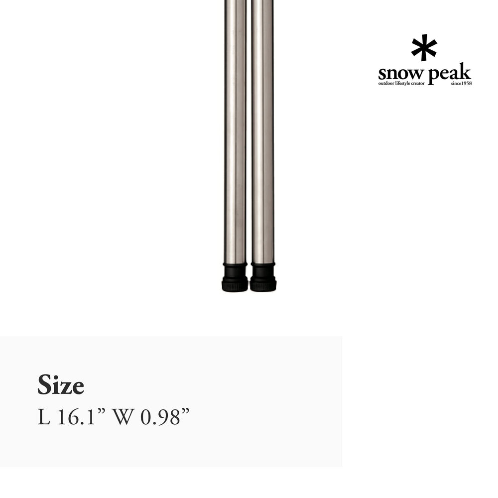 Snow Peak leg connection detail showing precise attachment for reliable stability
