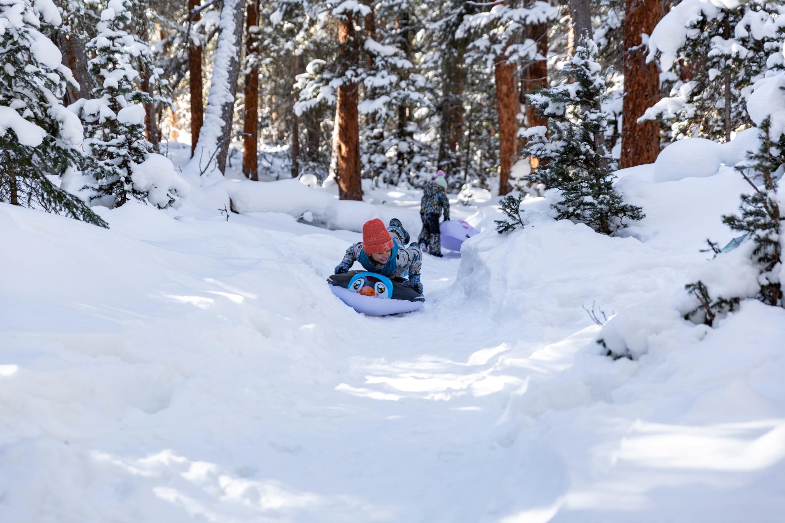 SNOWCANDY adult and child sharing tube for family-friendly fun