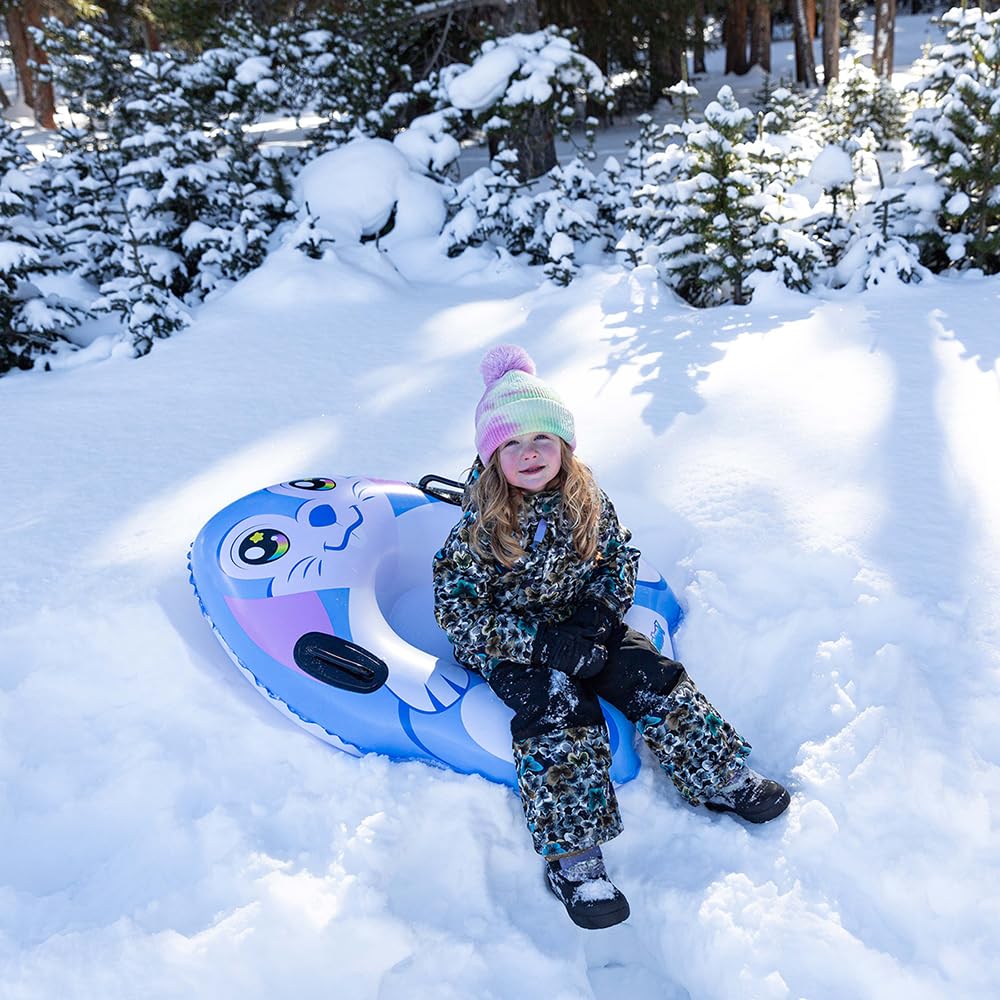 SNOWCANDY deflated folded stored for compact portability