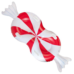 SNOWCANDY front view peppermint double tube shows bright design and stability
