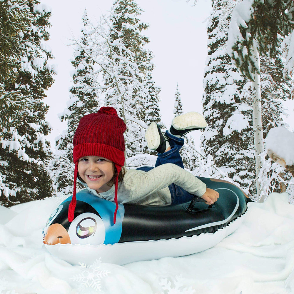 SNOWCANDY rapid-inflate valve closeup for easy setup