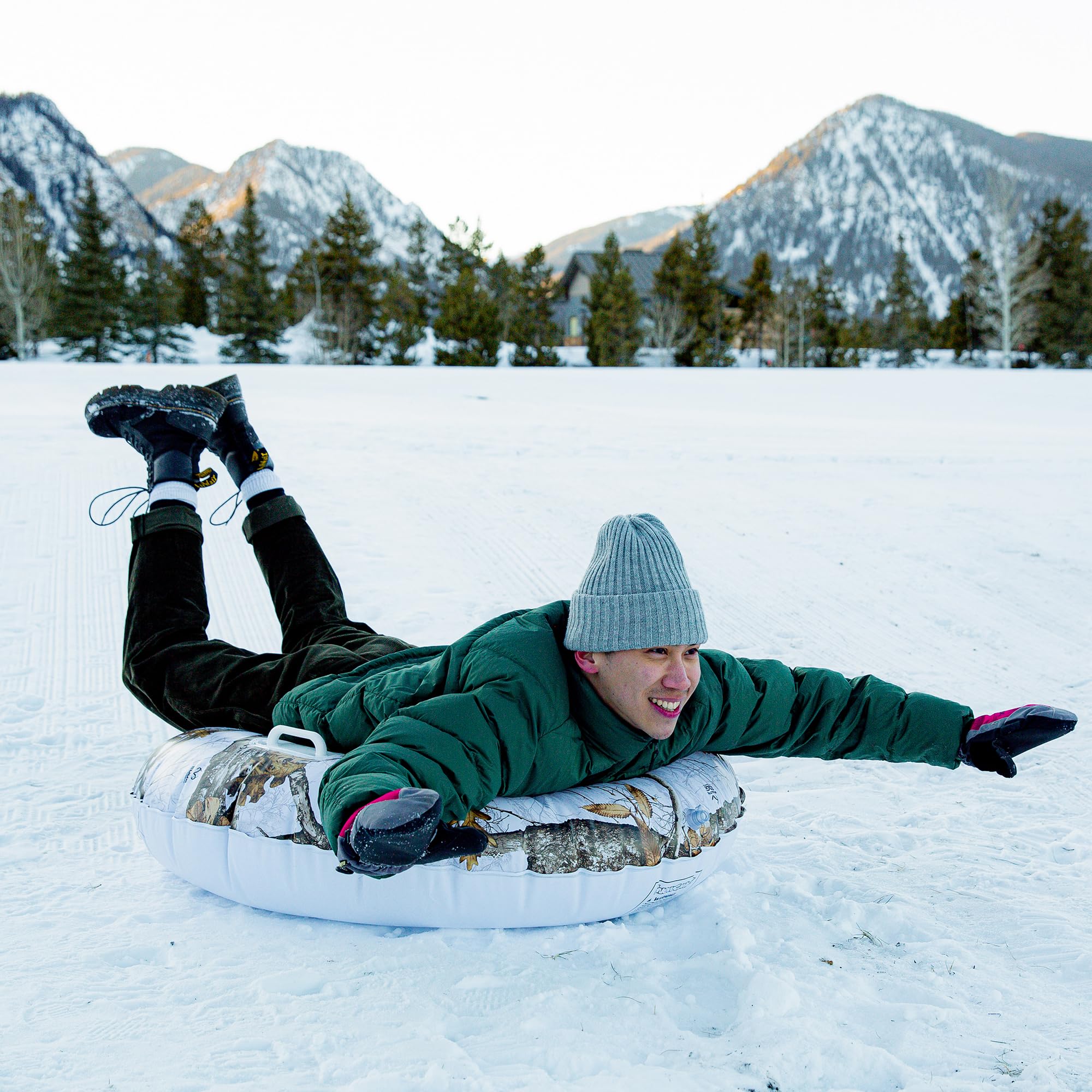 SNOWCANDY underside slick surface image highlighting fast, smooth downhill performance