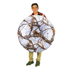 SNOWCANDY front view showing Realtree Edge camo and roomy seat for comfortable rides