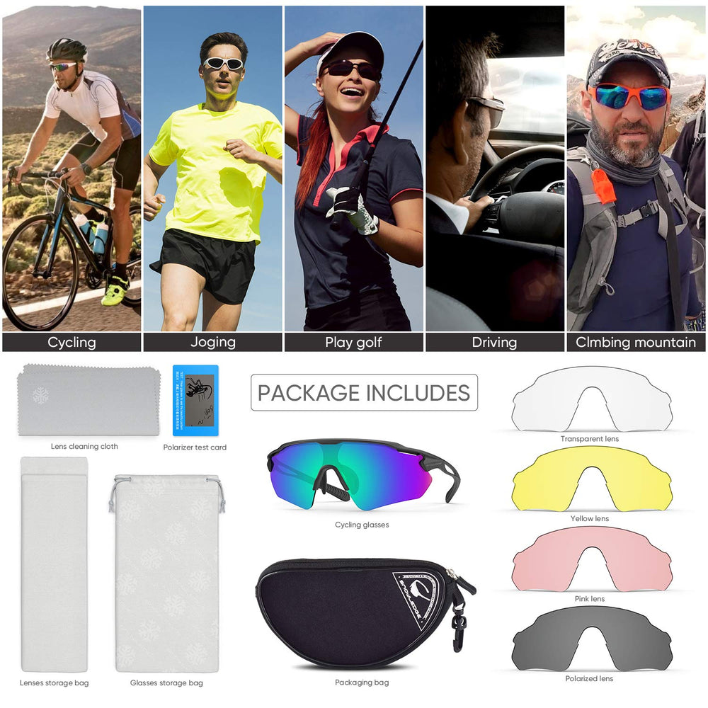 Snowledge cycling action shot showing stable fit and wind protection