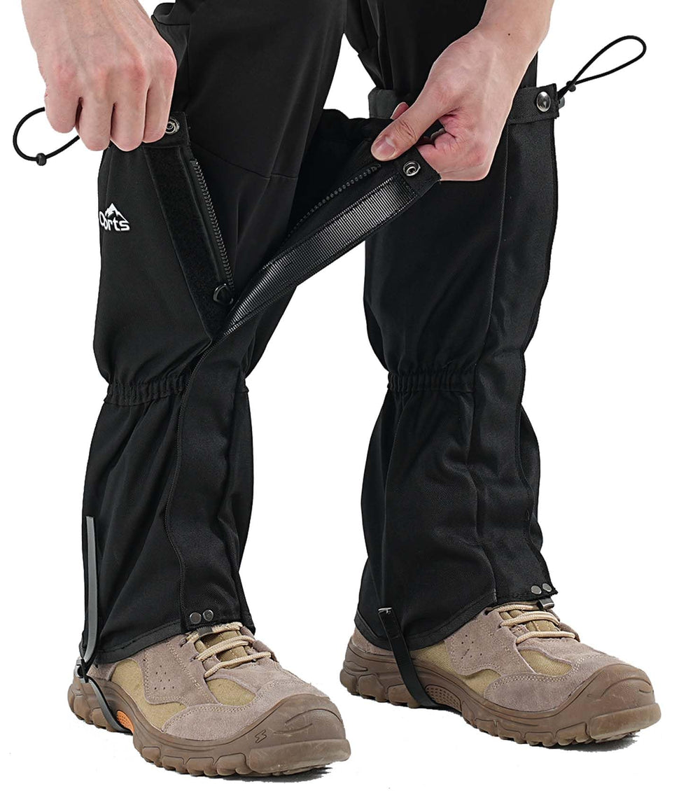 SnuYucto front view gaiter on boot showing protection and fit