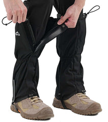 SnuYucto front view gaiter on boot showing protection and fit