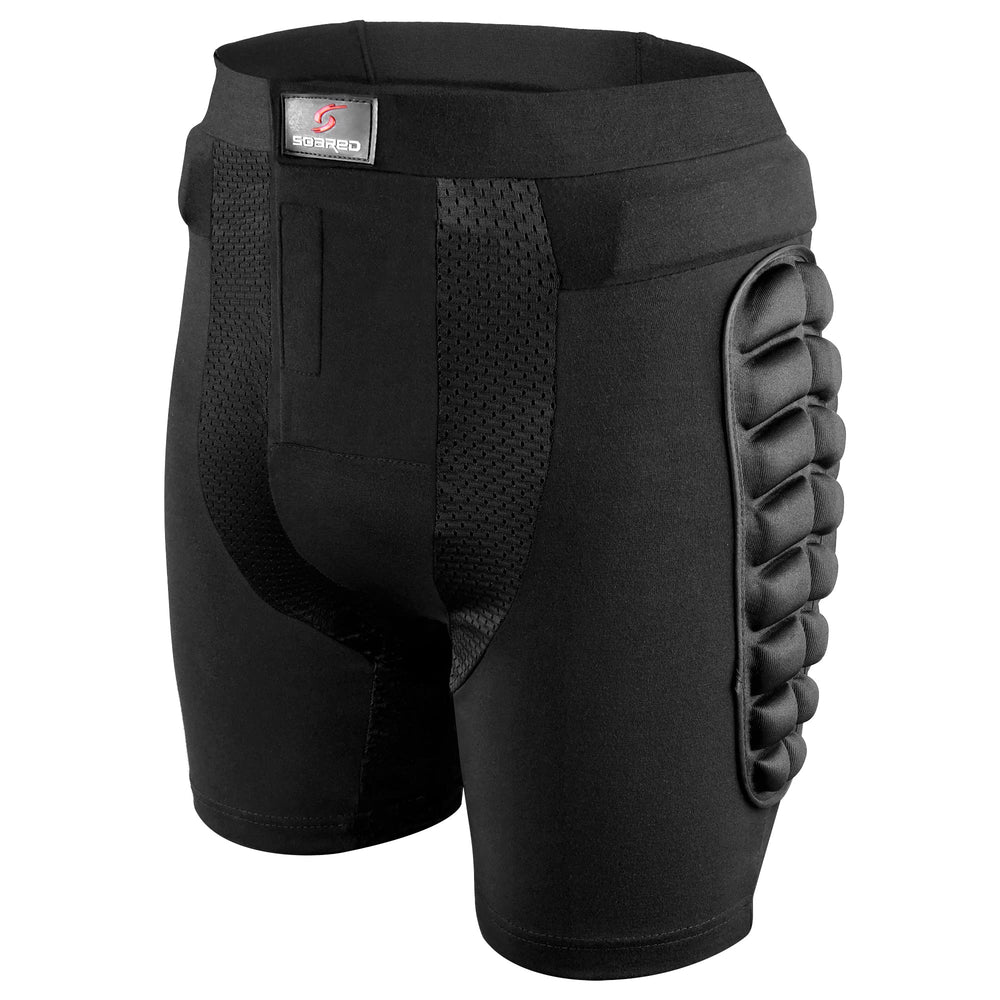 Soared side profile fit on model demonstrating mobility and snug fit